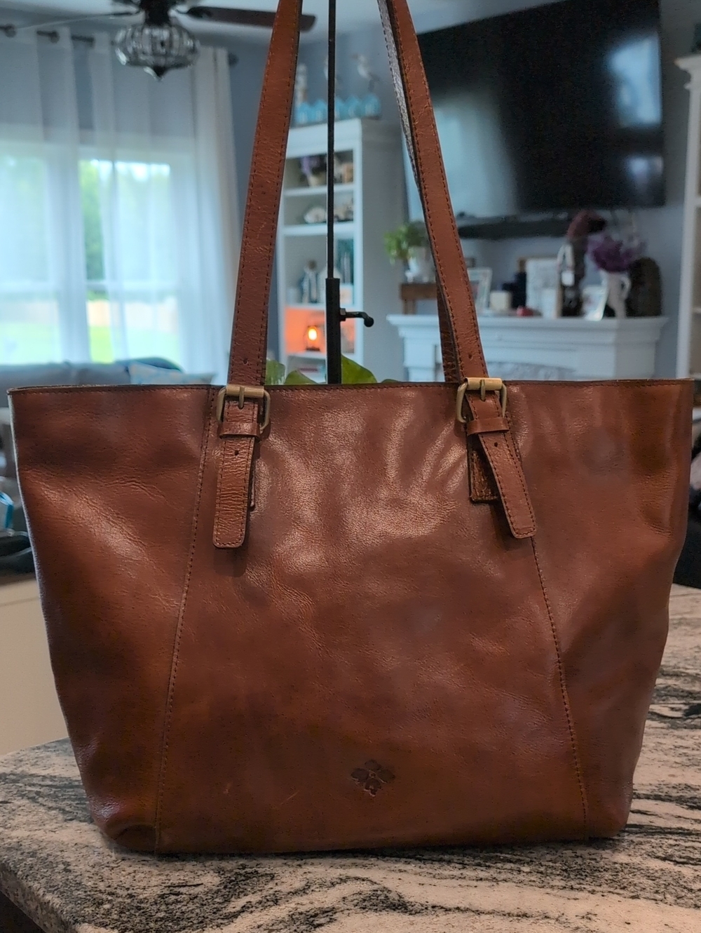 Patricia Nash Arlia Italian Leather Tote Bag